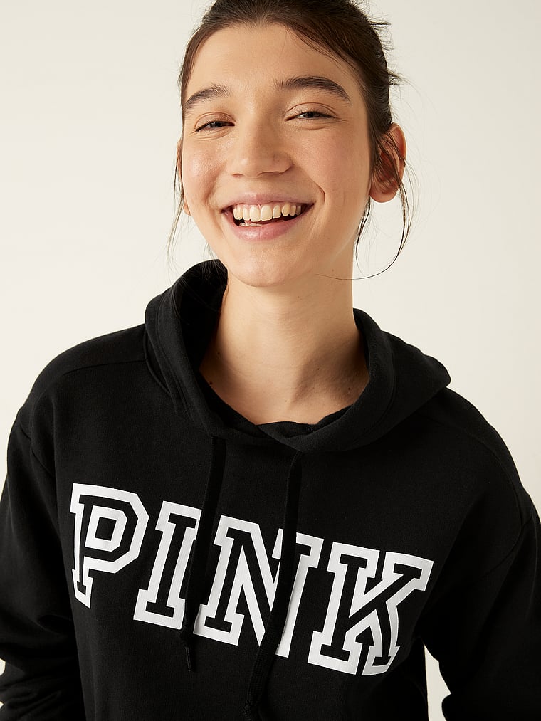 boxed campus pullover pink
