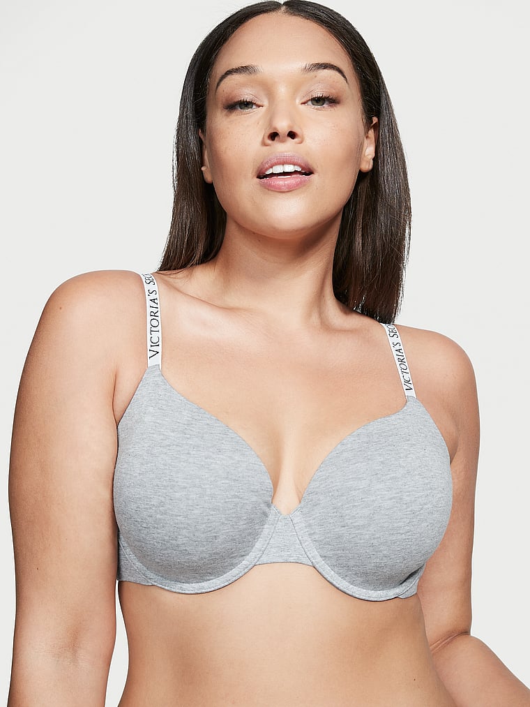 Victoria's Secret Full Coverage Push Up Bra, T Shirt Collection, Bras for  Women (32A-38DDD), Medium Heather Grey, 34A : : Clothing, Shoes &  Accessories