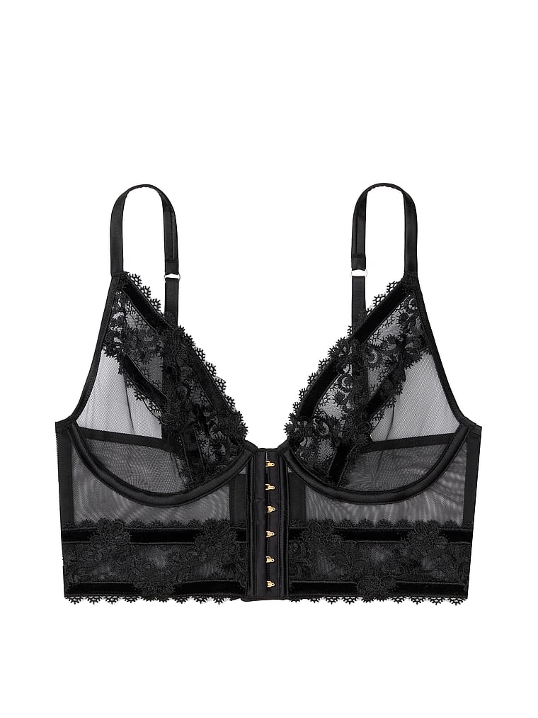 VictoriasSecret Plunge Long Line Bra. 3