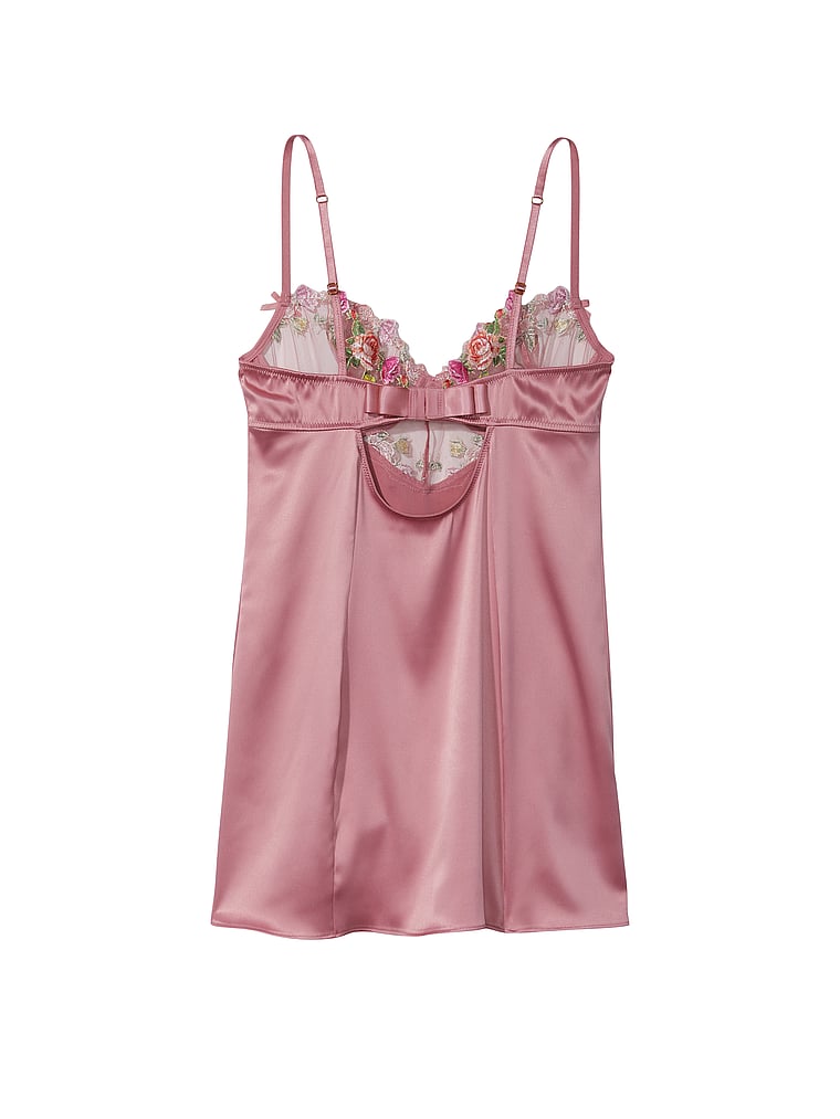 Rose Embroidery Mini Slip - Victoria's 