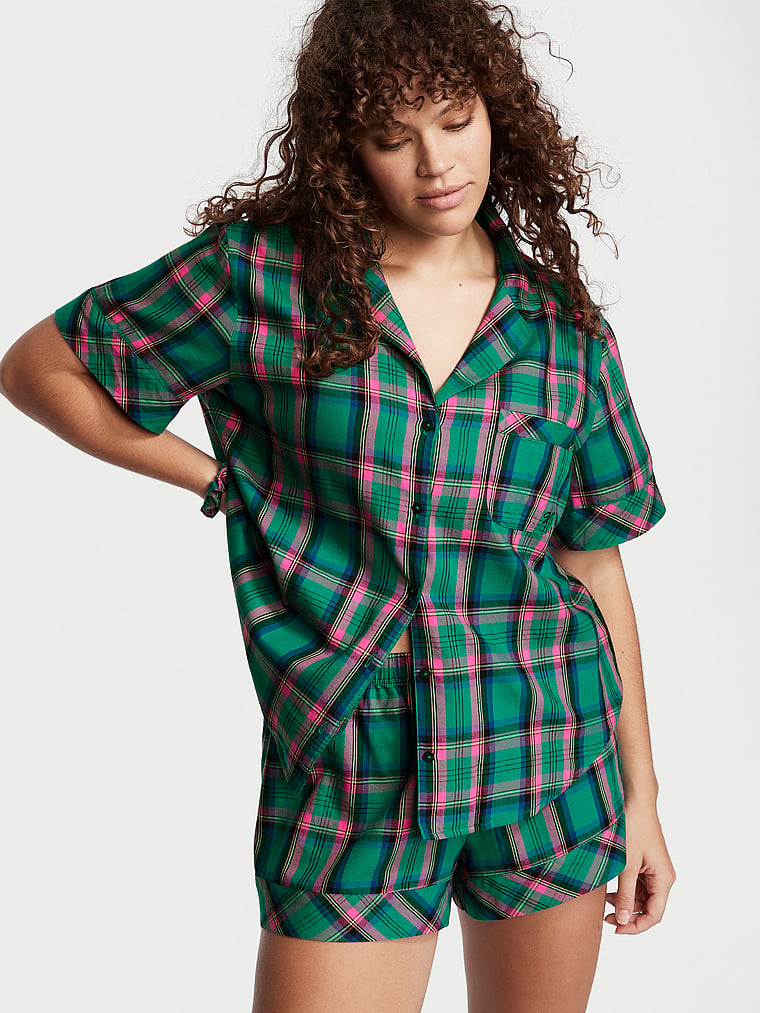 Flannel Short Pajama Set - Victoria's 