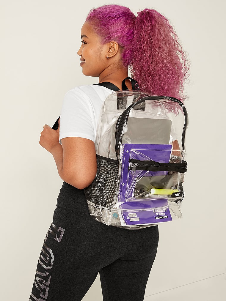 pink backpack