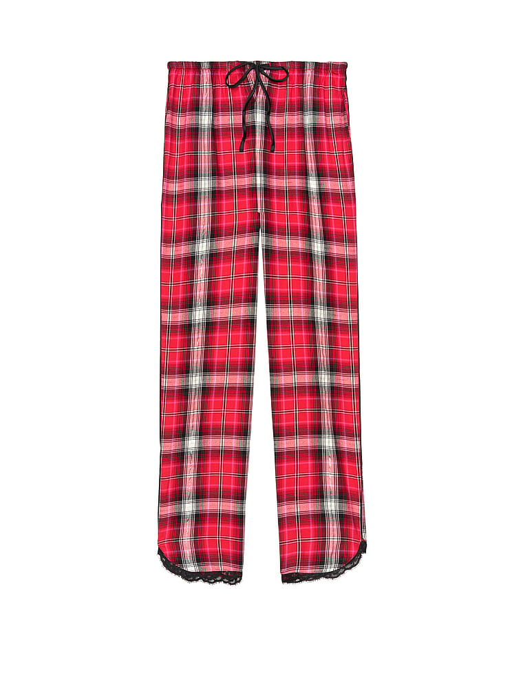 VictoriasSecret Wide-leg Flannel PJ Pant. 1