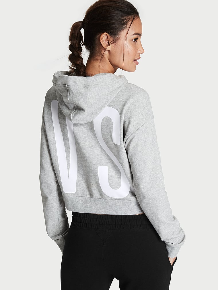 victoria secret crop top hoodie
