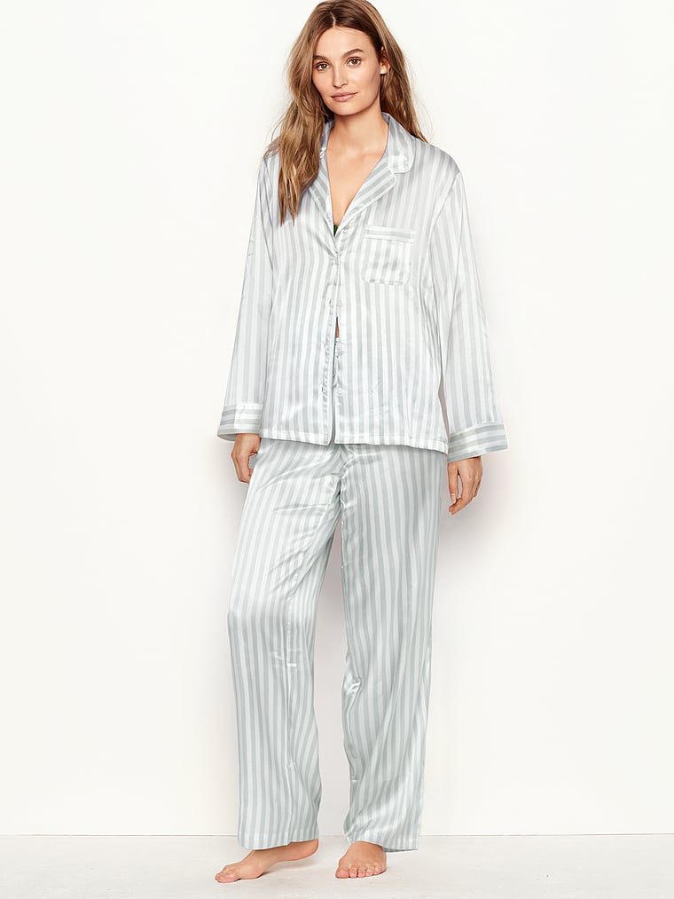 Satin Long PJ Set