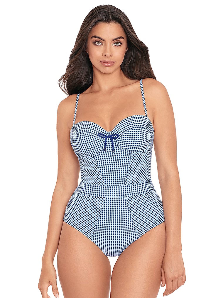 Bustier One-Piece Swimsuit - Skinny Dippers - vs
