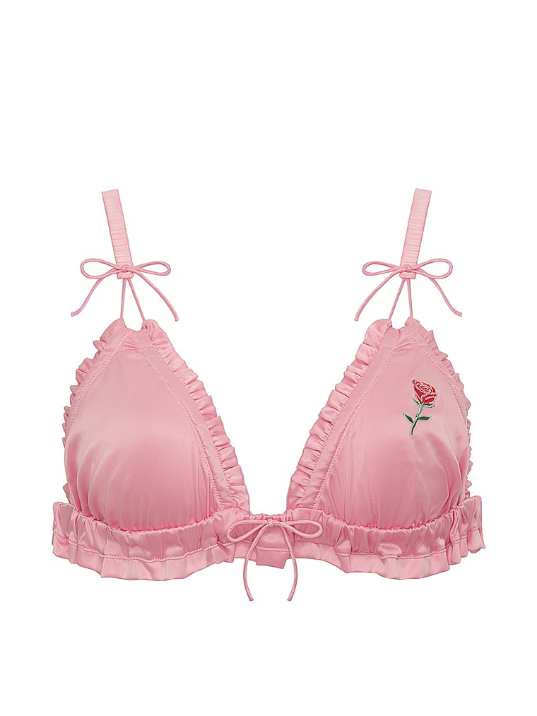 Victoria's Secret, For Love & Lemons Everyday Bralette, Light Pink, offModelFront, 4 of 5