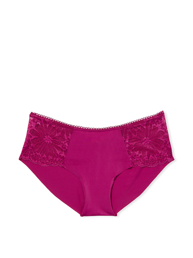 Details about   Victorias Secret Peach Hiphugger Panties Size XS Multi-Color Hearts Floral Lace 