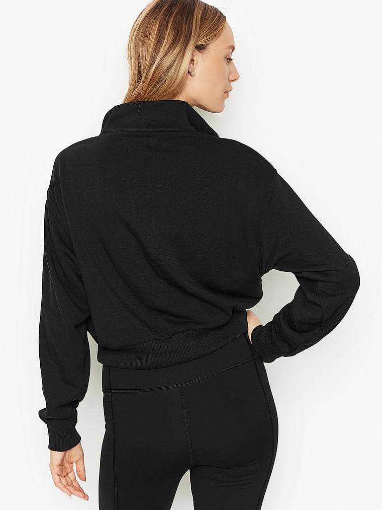 victoria secret half zip pullover