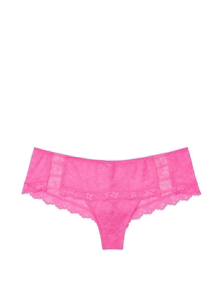 VictoriasSecret Floral Lace Hipster Thong Panty 1114982103T3