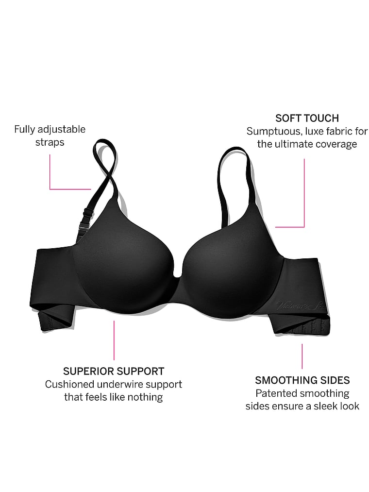  Women Light Lined Underwire Bra Full Coverage Push Up