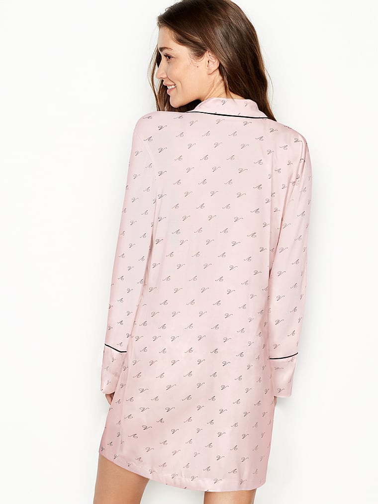 victoria secret satin nightshirt