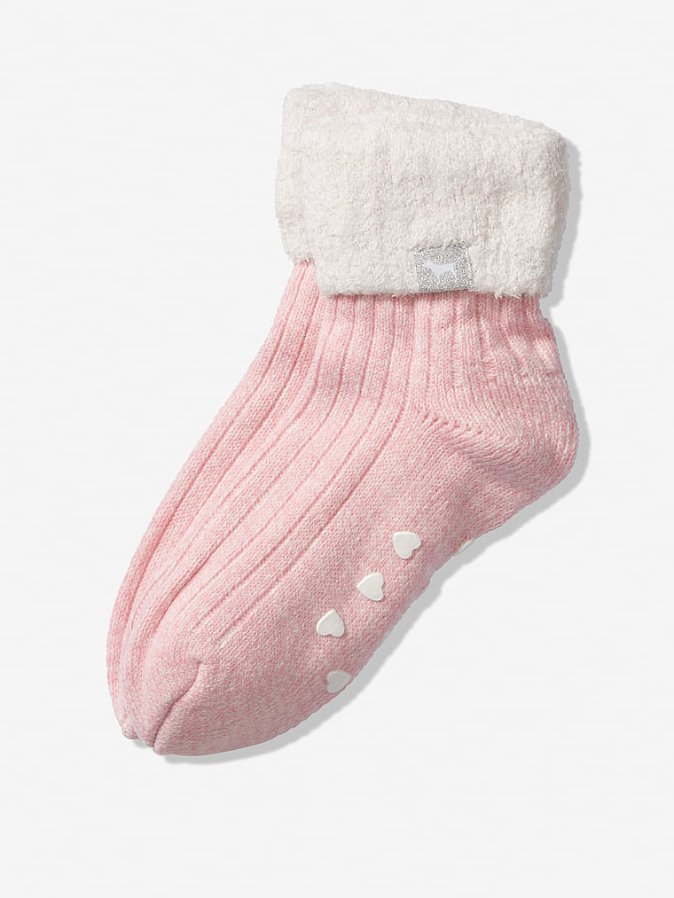 VictoriasSecret Cozy Lined Crew Socks. 1
