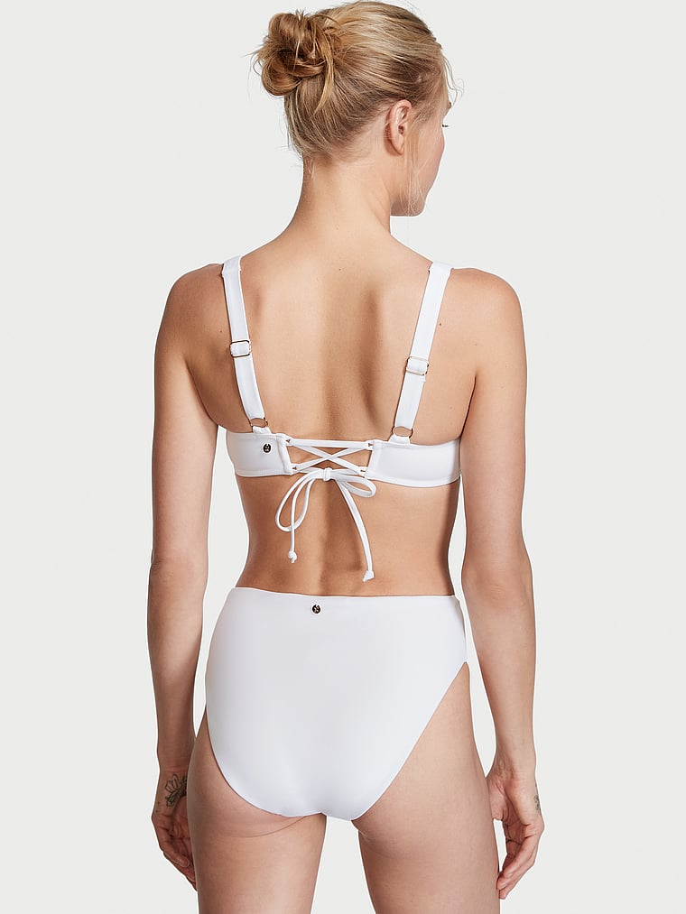 High-Waist Full Coverage Bikini Bottom 