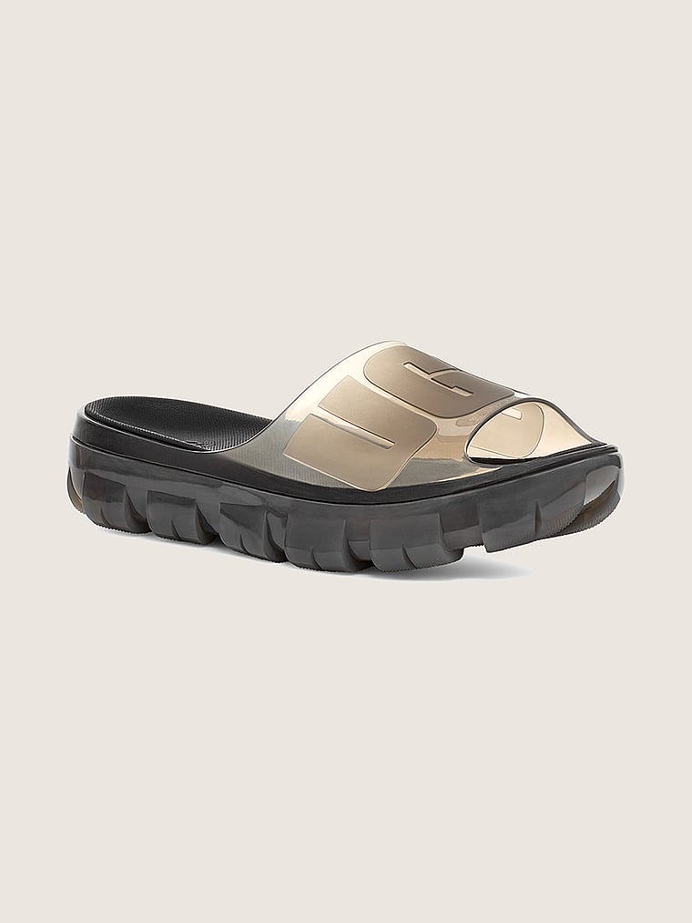 JELLY CLEAR SLIDE - Shoes - PINK