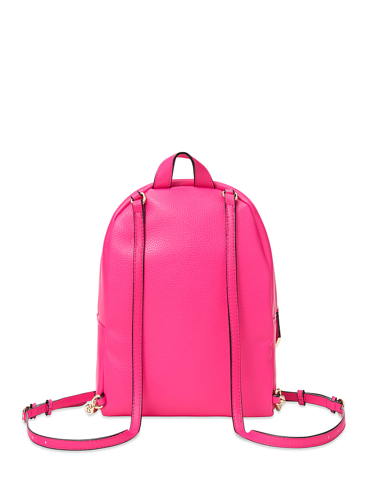 VictoriasSecret Studded V-Quilt Small City Backpack. 4