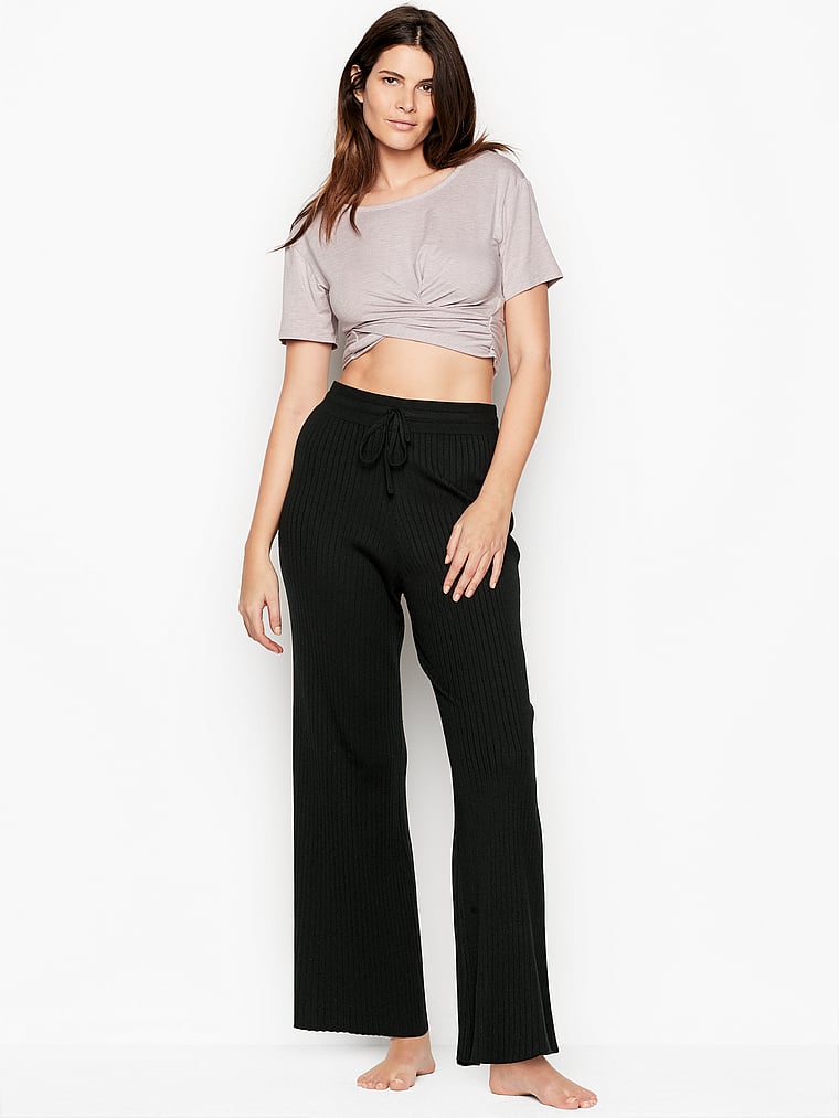 high waisted sweater pants