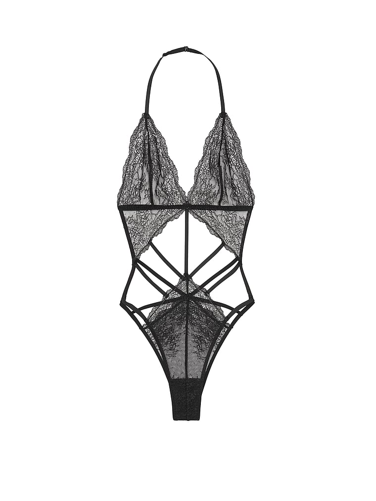 VictoriasSecret Embroidered Cutout Teddy. 3