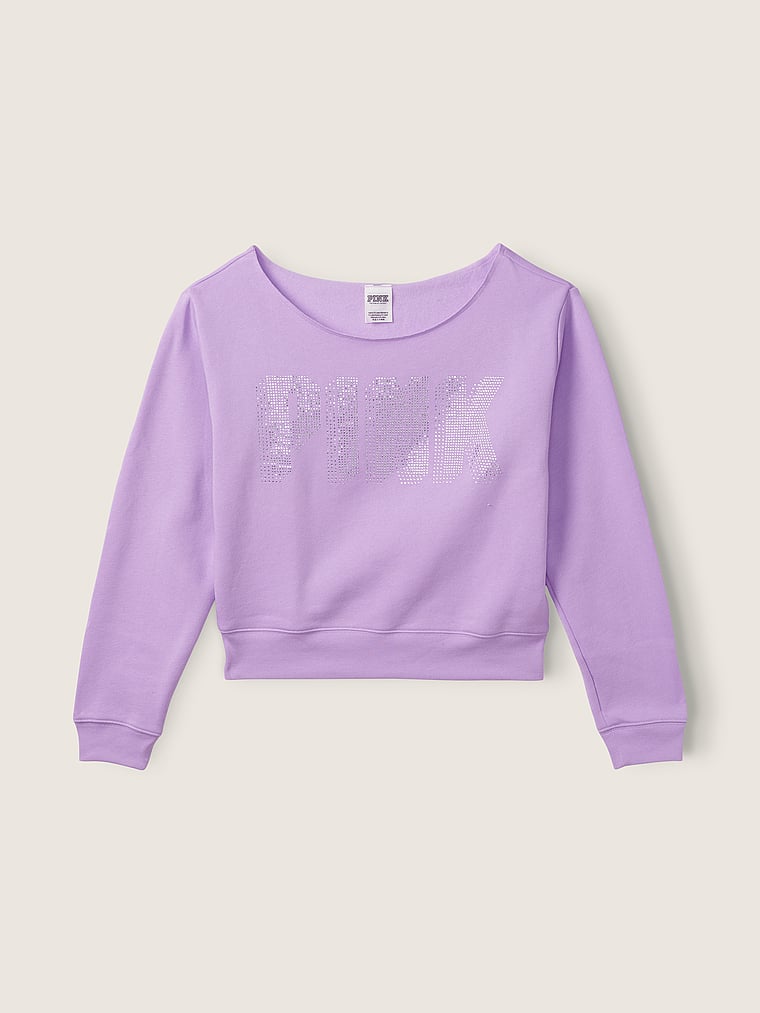 everyday lounge open neck crew