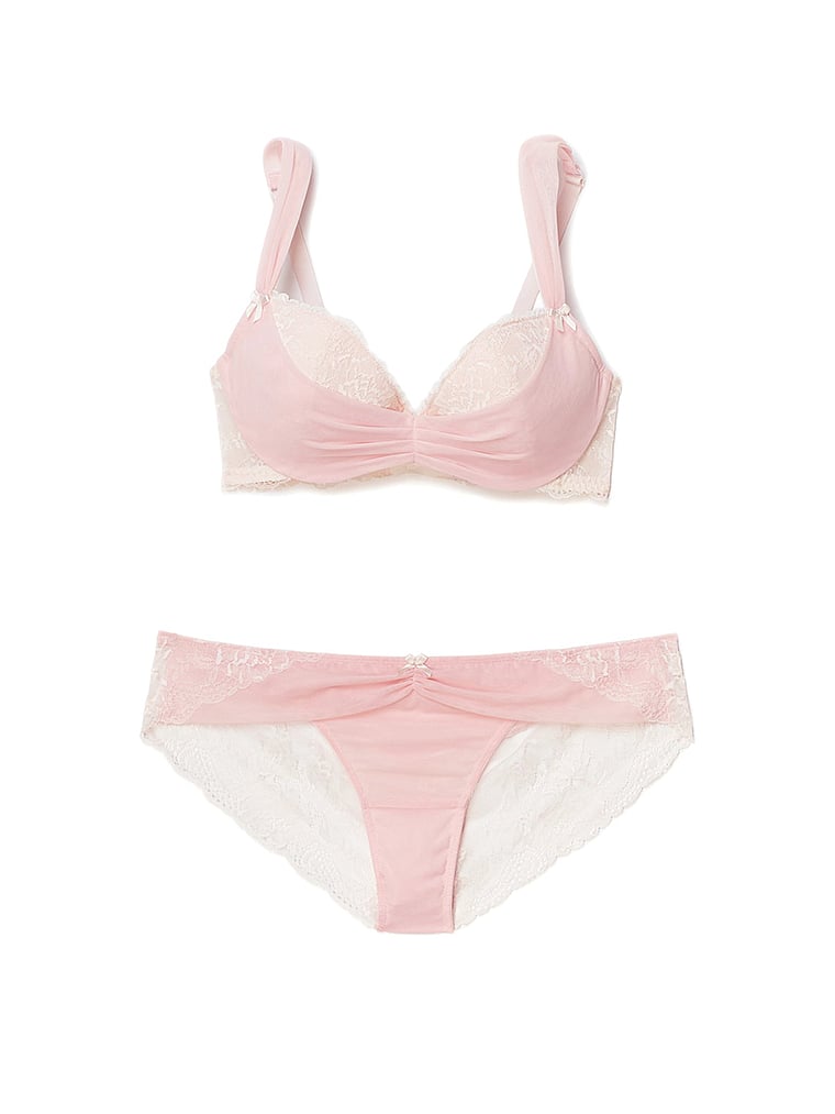 Victoria's Secret, Adore Me Clairabella Bikini Panty, Bridal Blush, offModelFront, 3 of 3
