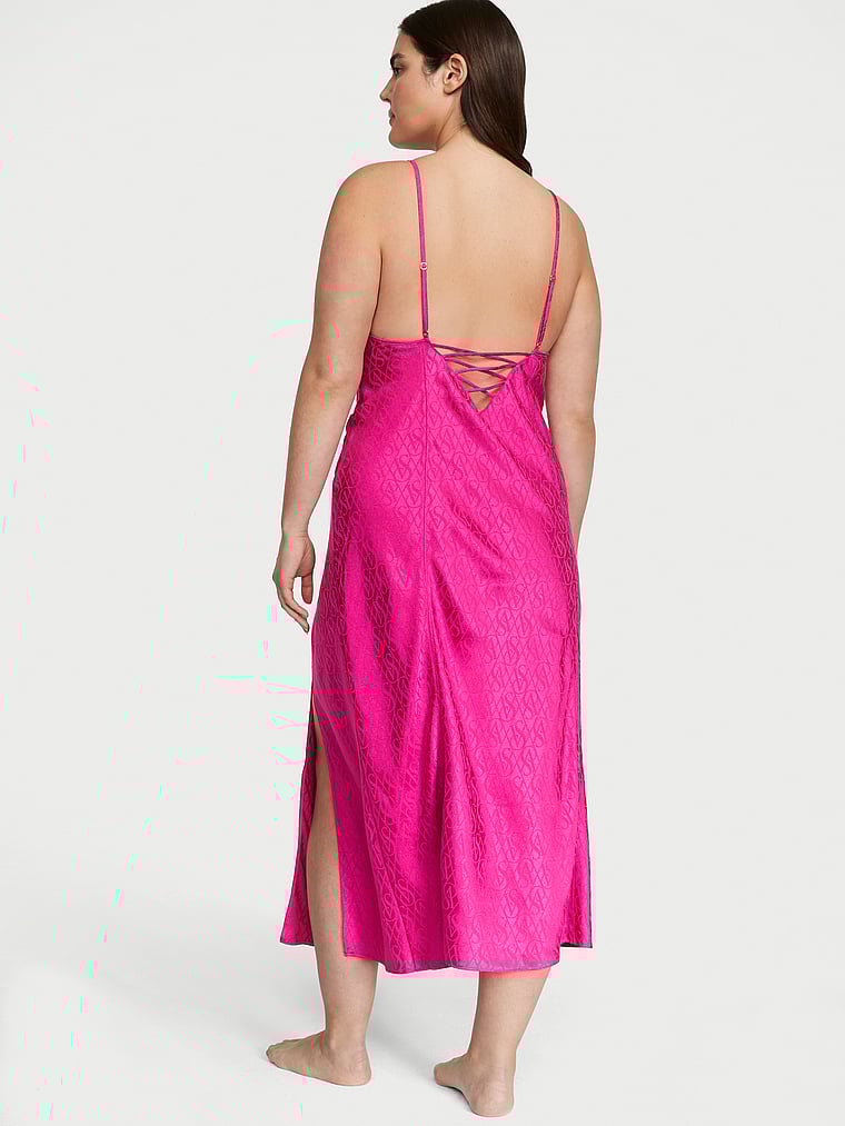 Icon Satin Midi Slip