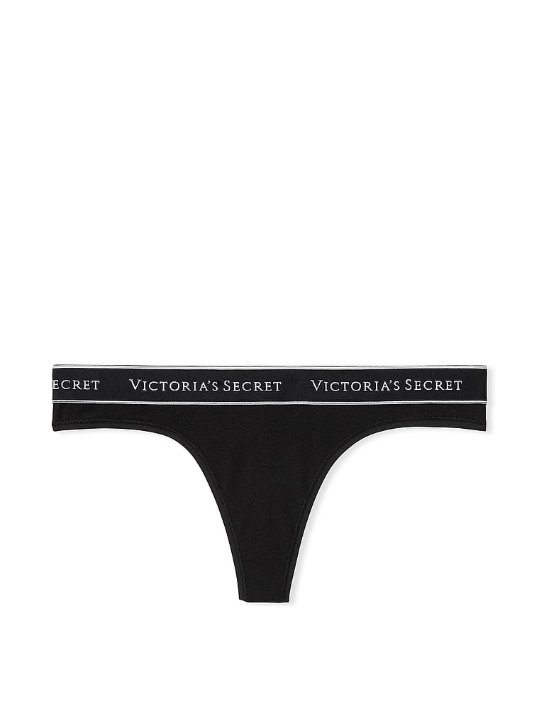 Little Meatball Authentic Victoria Secret Black all cotton underwear * FAST  SHIPPING *