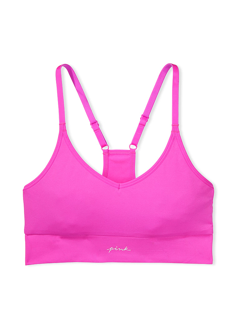 Pink By Victoria's Secret Ultimate Push-Up Racerback Logo
