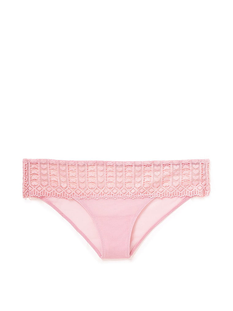 Victoria's Secret, Adore Me Nymphadora Bikini Panty, Coral Blush, offModelFront, 4 of 5