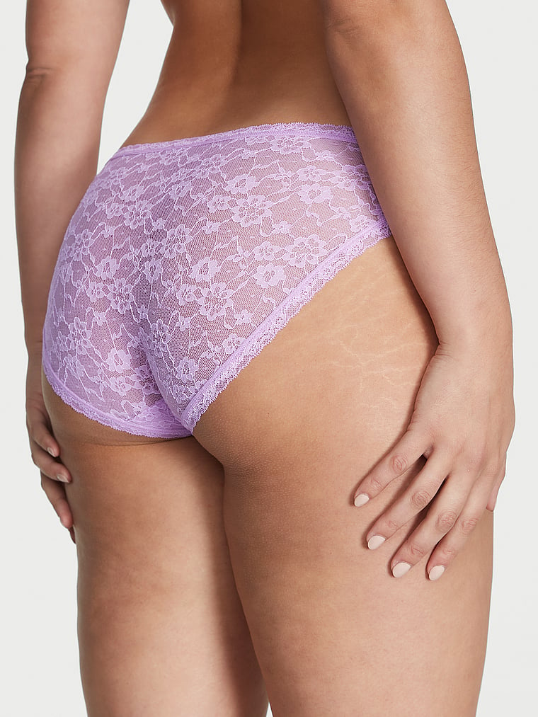 Lace Bikini Panty - Bright lilac