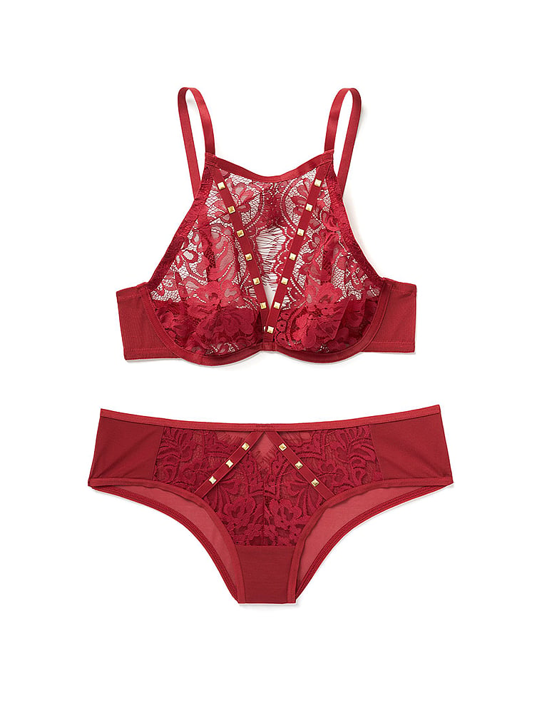 Victoria's Secret, Adore Me Emmeline Cheeky Panty, Red, offModelBack, 5 of 5