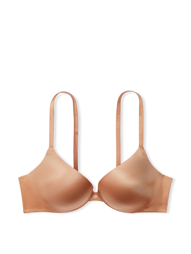 Victoria's Secret, Very Sexy So Obsessed Smooth Push-Up Bra, Toffee, offModelFront, 4 of 4