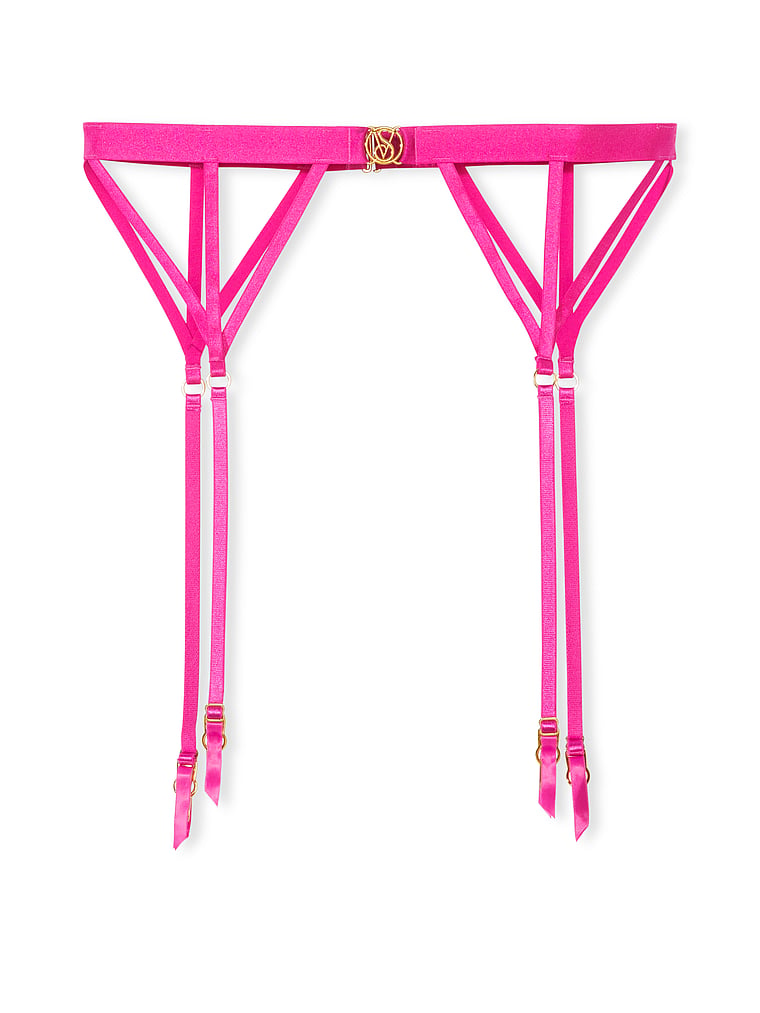 Icon by Victoria's Secret Strappy Logo Garter Belt