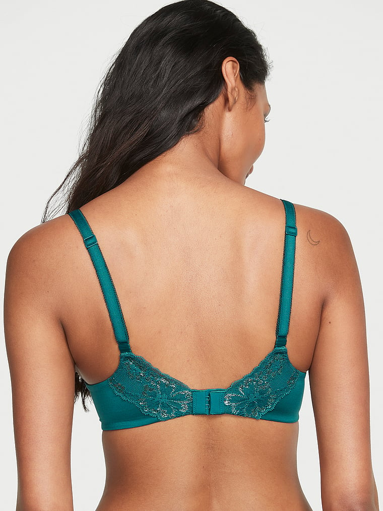 Victoria's Secret Everyday Comfort Lace Racerback Bra, Lace, 34C, Black,  Body by Victoria at  Women's Clothing store
