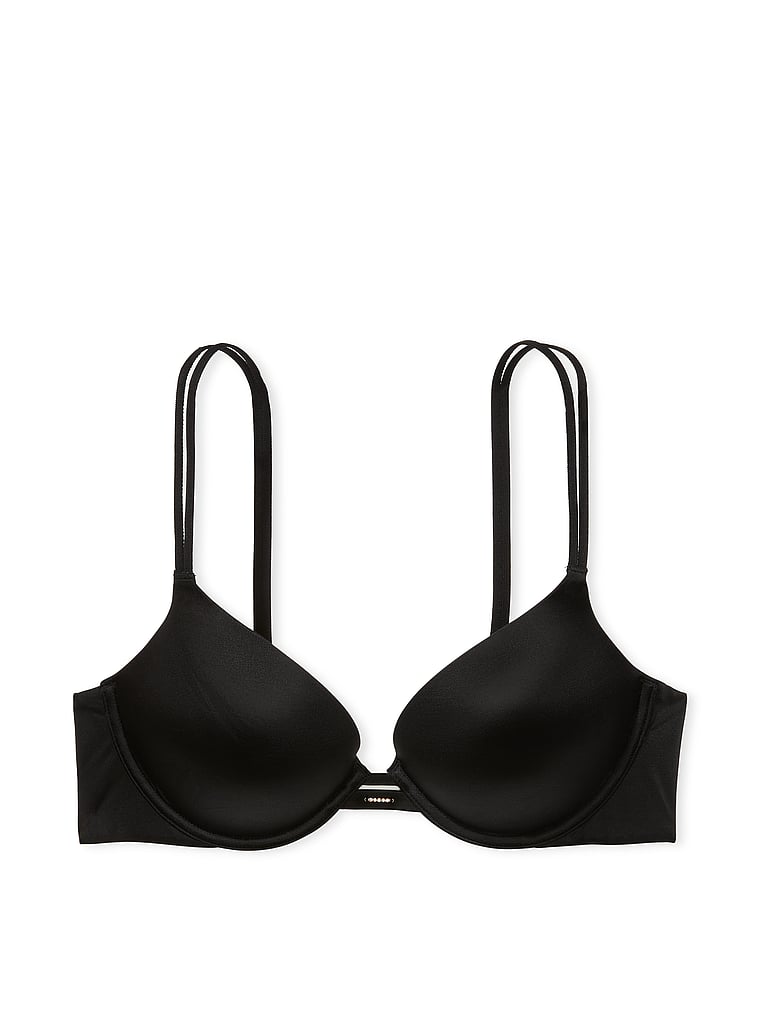 Victoria's Secret, Very Sexy Push-Up Bra, Black, offModelFront, 3 of 4