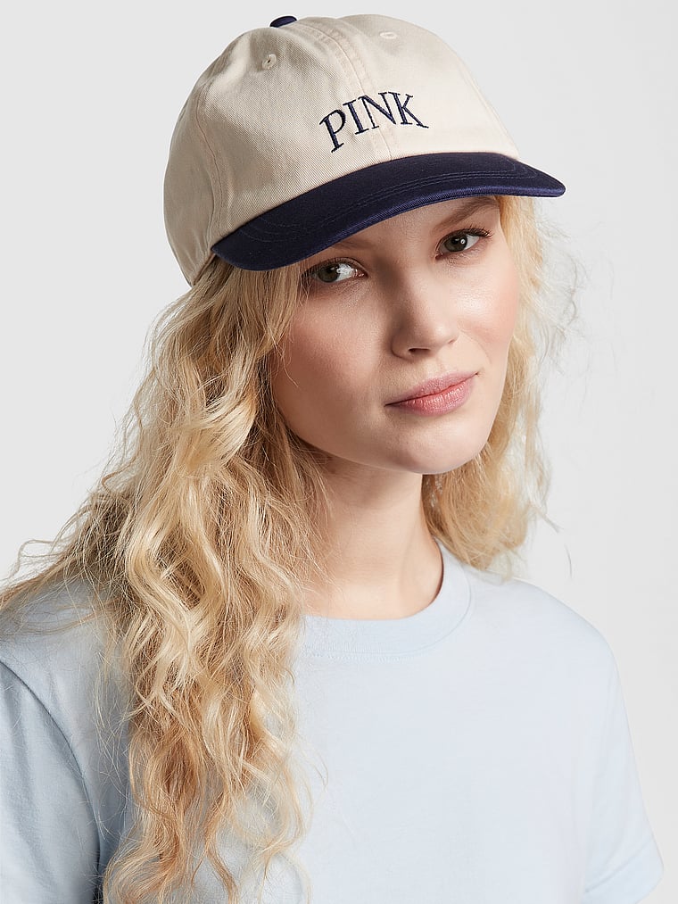 Baseball Hat, Blue, One Size - Women's Hats - Pink
