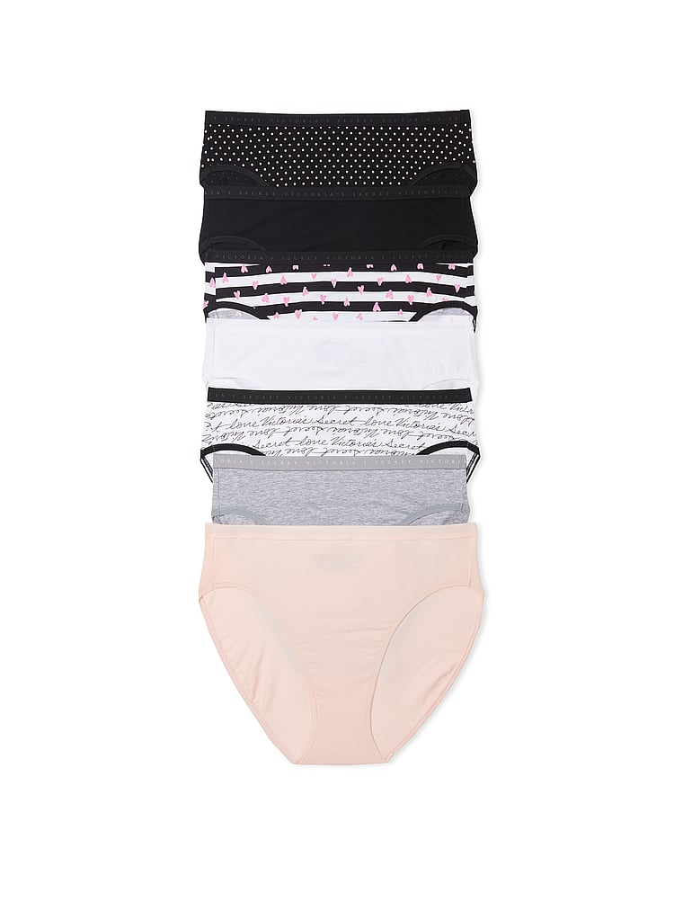 7-Pack Stretch Cotton High-Leg Brief Panties - Panties - Victoria's Secret