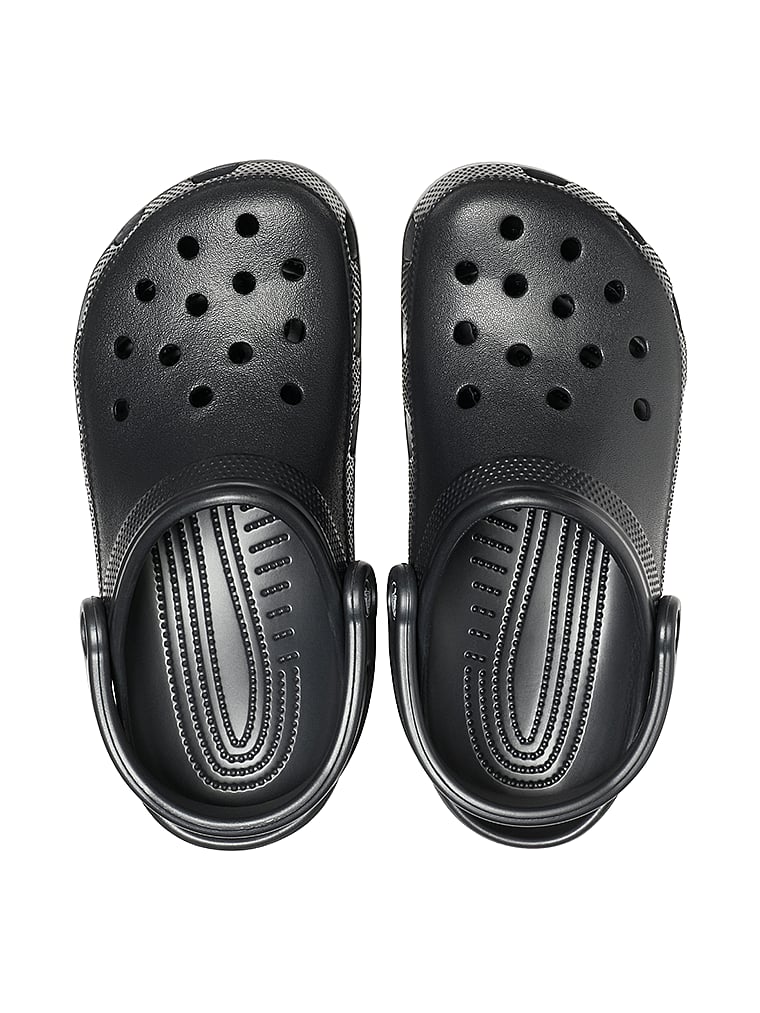 Crocs Classic Solid Clogs, Black, offModelFront, 2 of 3