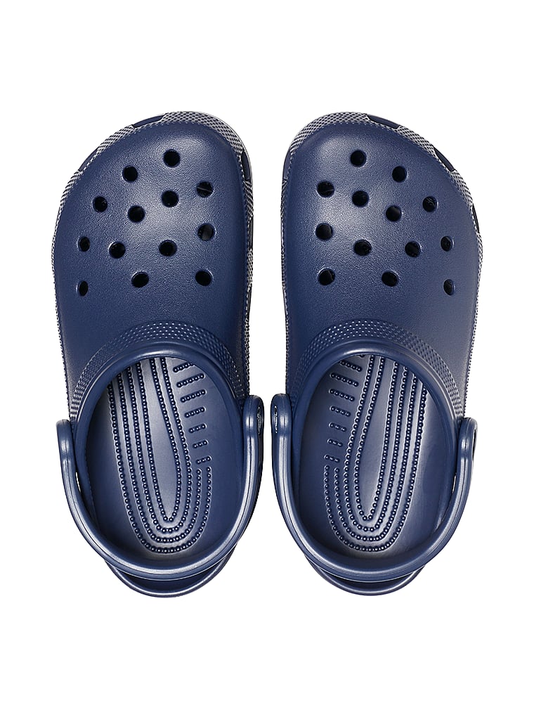 Crocs Classic Solid Clogs, Navy, offModelFront, 2 of 4