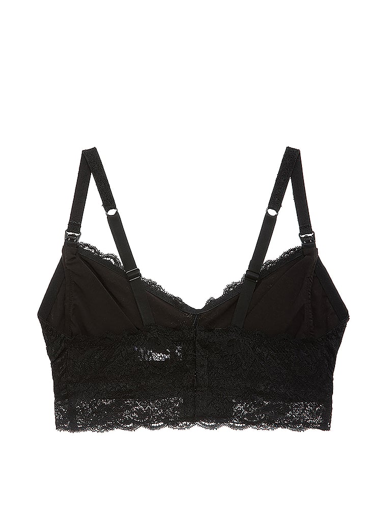 Cosabella Women's PRET Curvy Long Bralette Plunge Bra - Floral Lace, For Small Band/Large Bust, Made In Italy - View #6