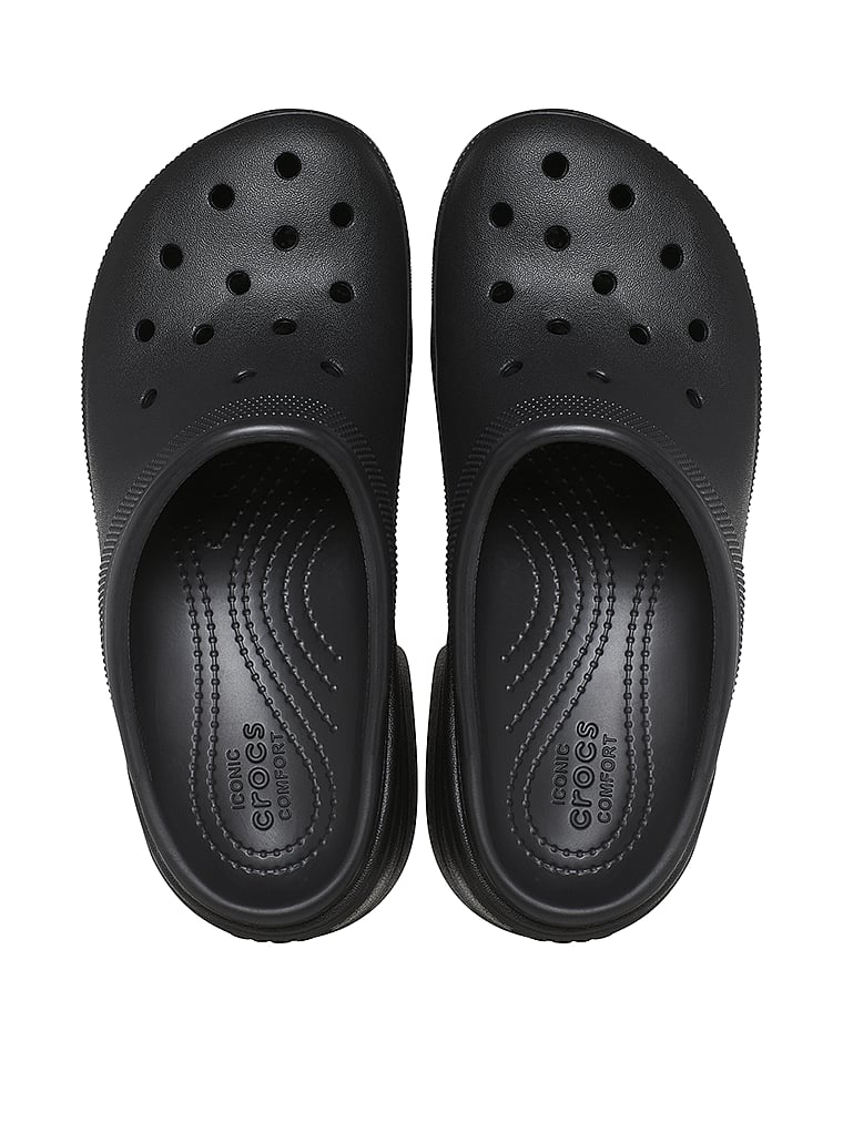 Crocs Classic Siren Clogs, Black, offModelFront, 2 of 4