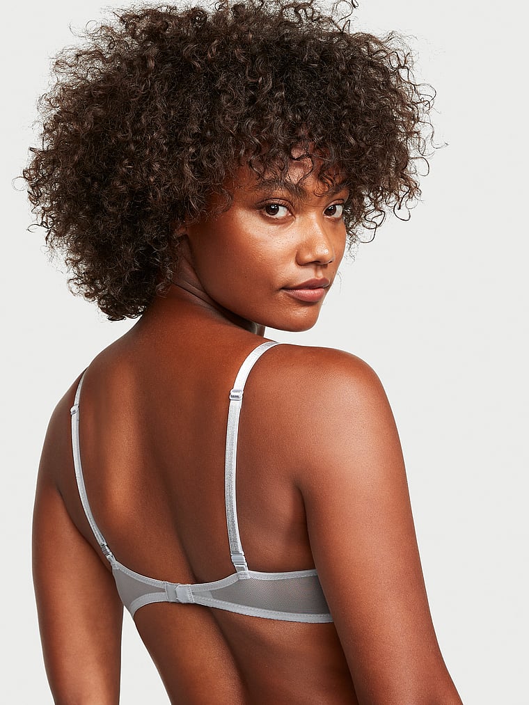 Sexy Tee Embroidered Lightly Lined Demi Bra