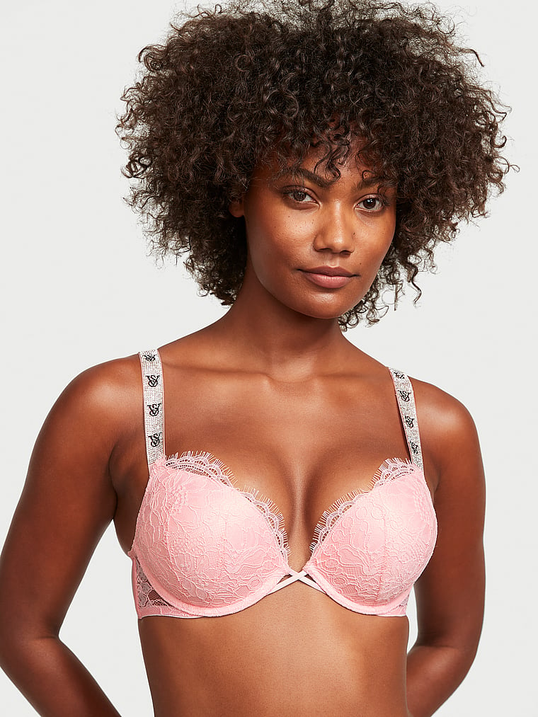 Victoria's Secret Women's Bombshell Add-2-Cups Push-Up Bra Black