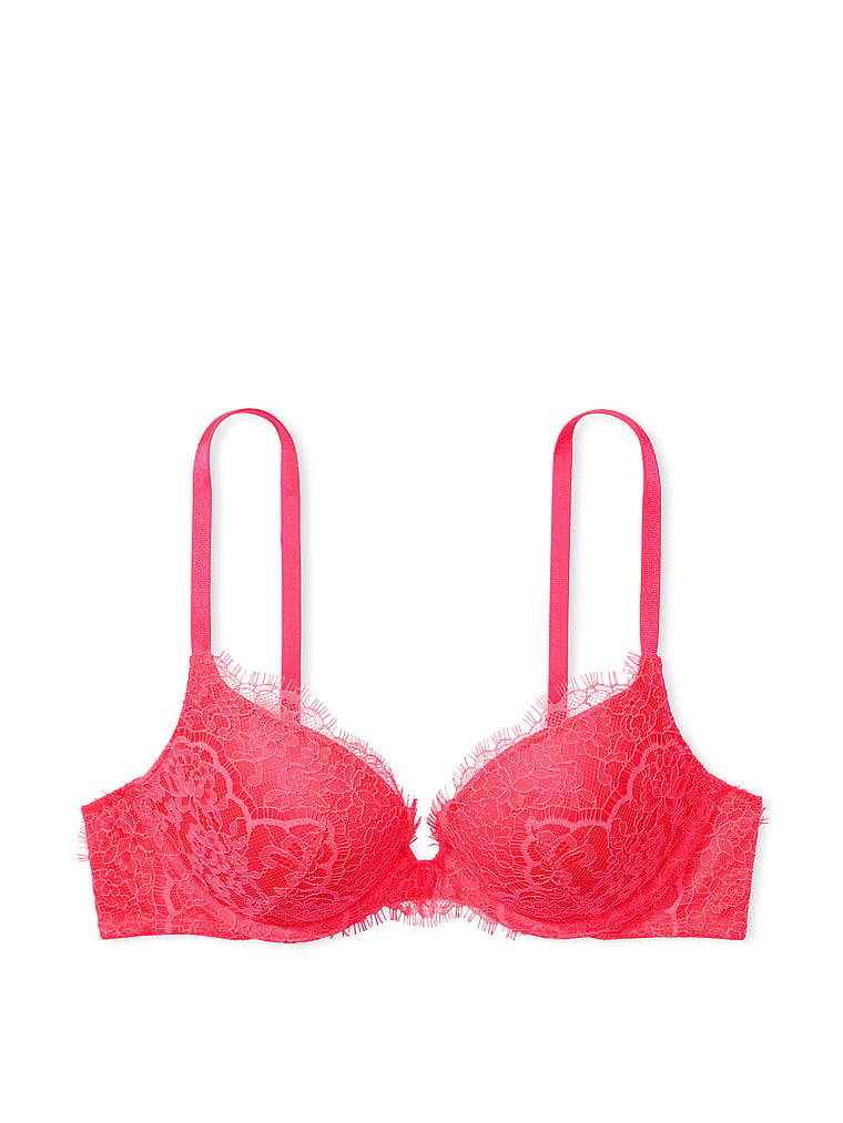 Beige Victoria Lace Push Up Bra main image 1