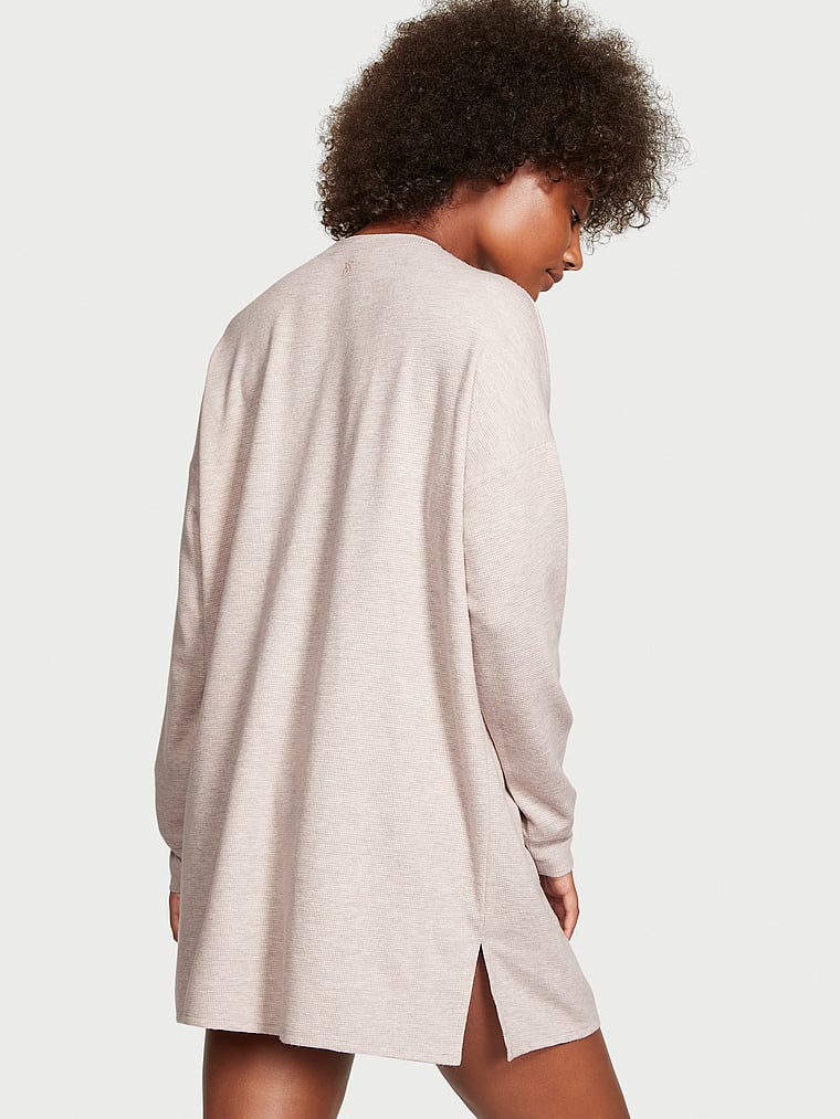 Chemise De Nuit Victoria's Secret Cozy Waffle - Taille S, Neuve Avec étiquettes