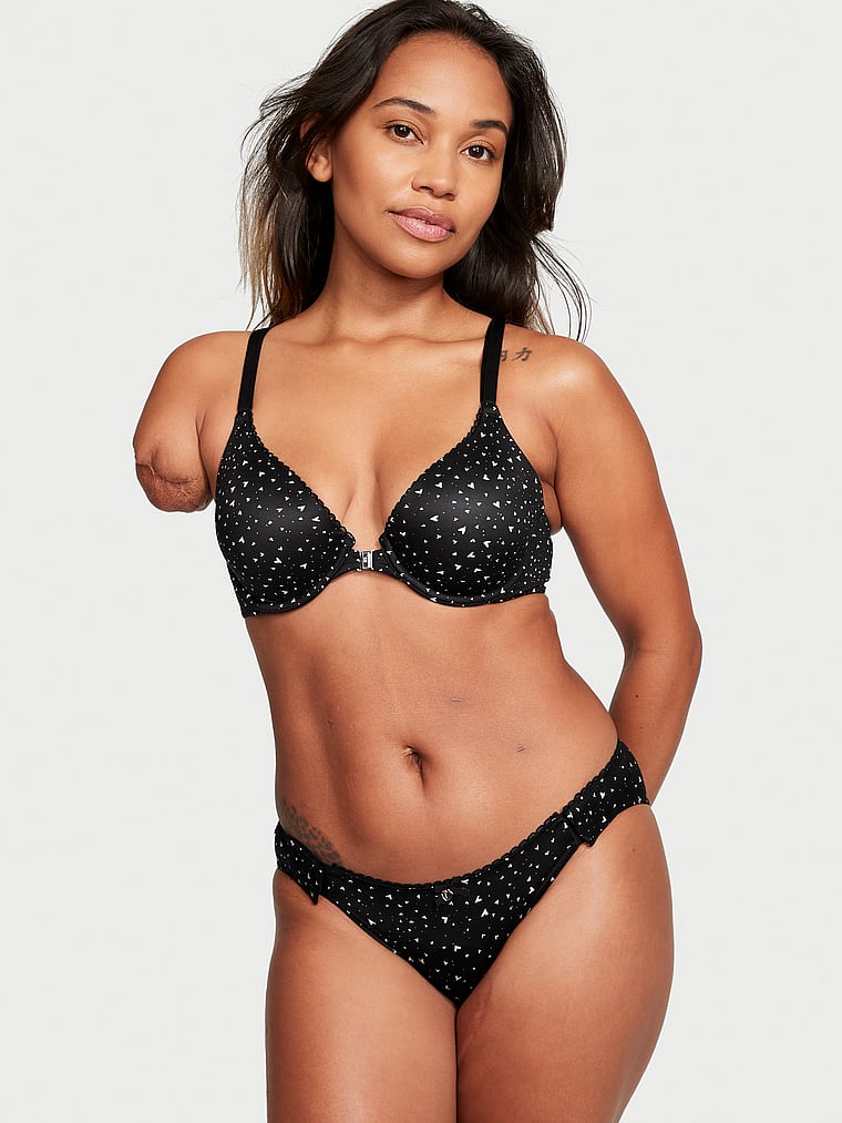 Victorias Secret Full Coverage Adaptive Bra, Lightly Lined, Magnetic Front  Closure, Adaptive Bras For Women, Body By Victoria Collection, Black