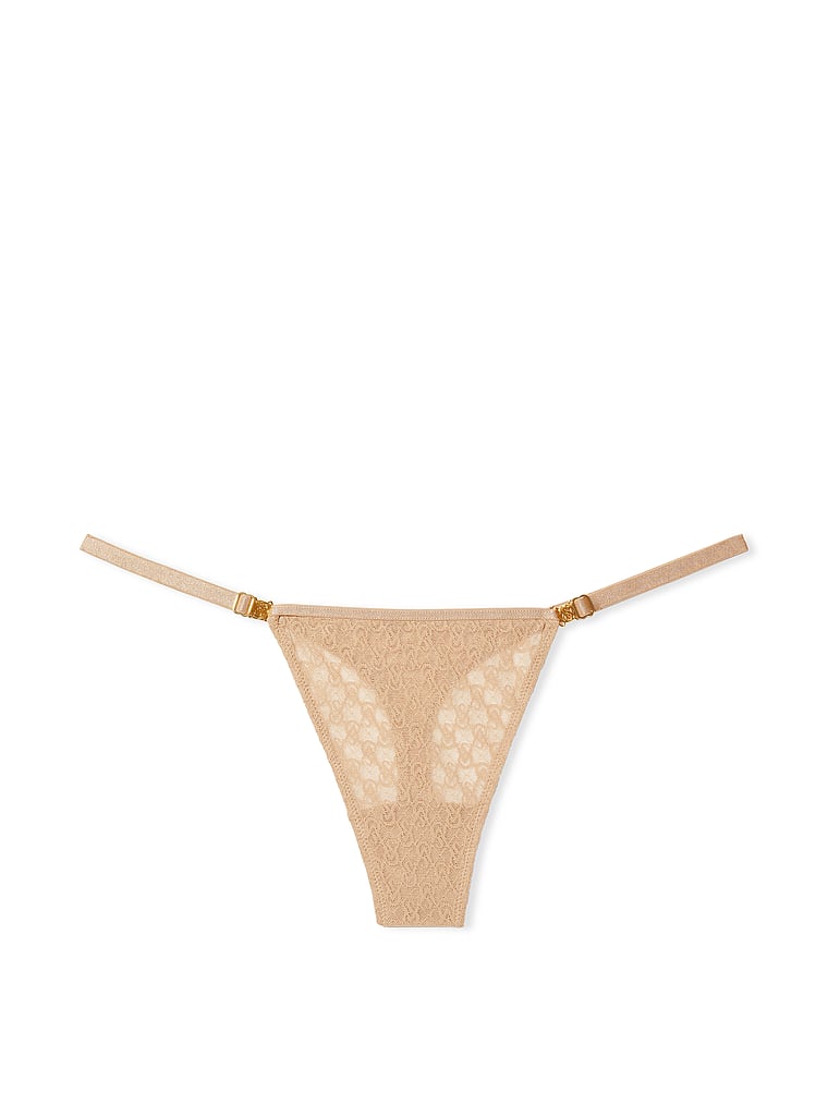 Icon by Victoria's Secret Icon Lace Adjustable Thong Panty
