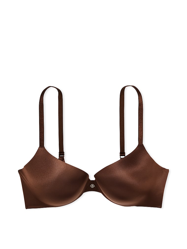 Victoria's Secret, Very Sexy So Obsessed Smooth Push-Up Bra, Dark Brown, offModelFront, 6 of 6