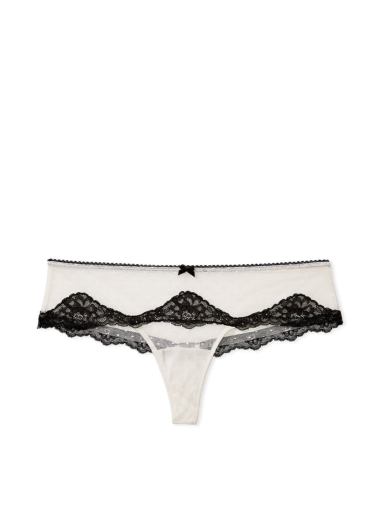 Buy Victoria's Secret Black Lace Hipster Thong Knickers from Next