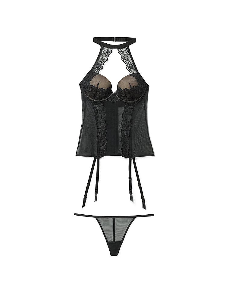 Victoria's Secret, Adore Me Shelly G-String Panty, Jet Black, offModelBack, 4 of 4
