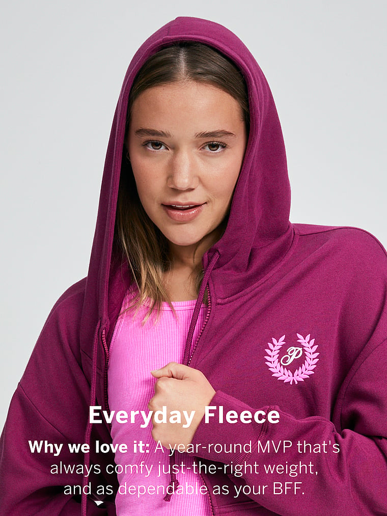 Everyday Fleece Baggy Campus Sweatpants - PINK